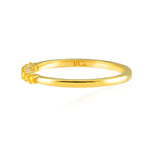 Fancy Intense Yellow Band Ring