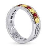 Ruby & Diamond Band ring