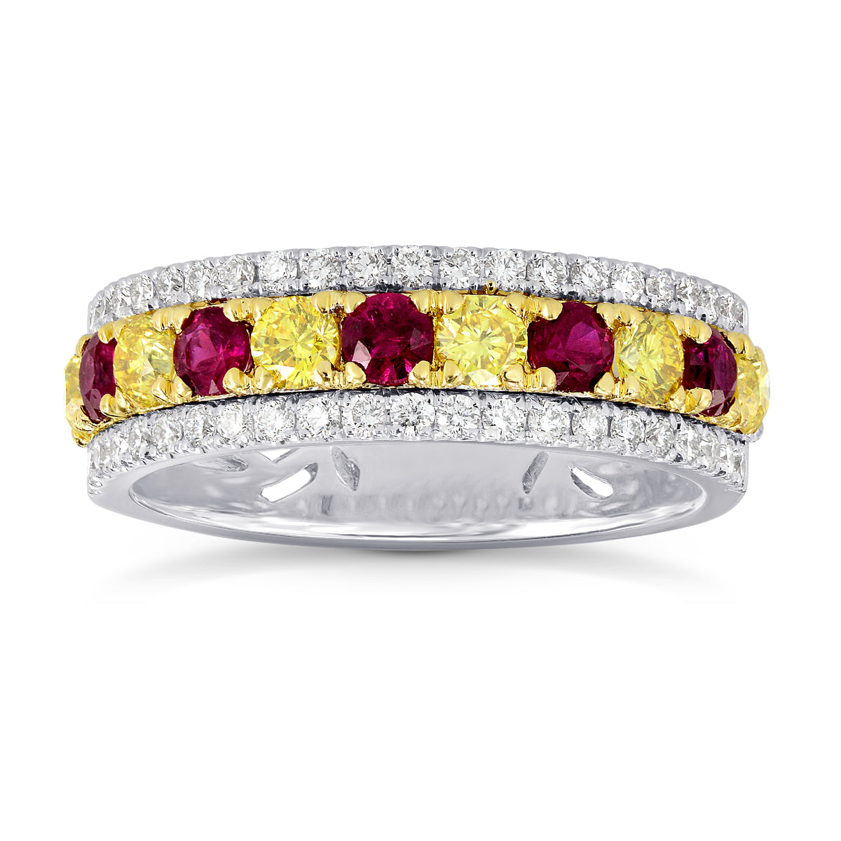 Ruby & Diamond Band ring