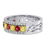 Ruby & Diamond Band ring