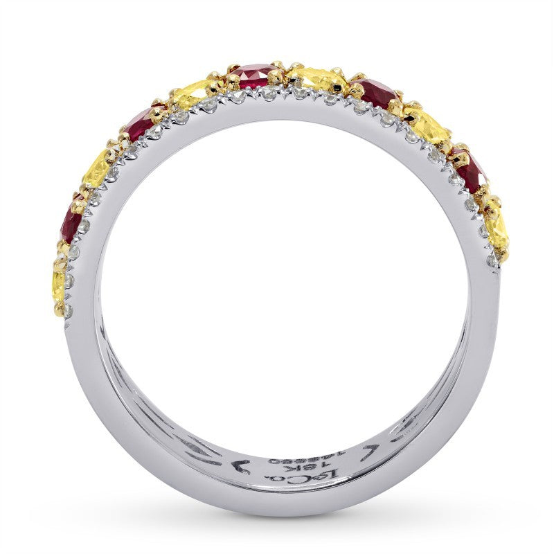 Ruby & Diamond Band ring