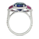Natural Tanzanite & Spinel Diamond Ring