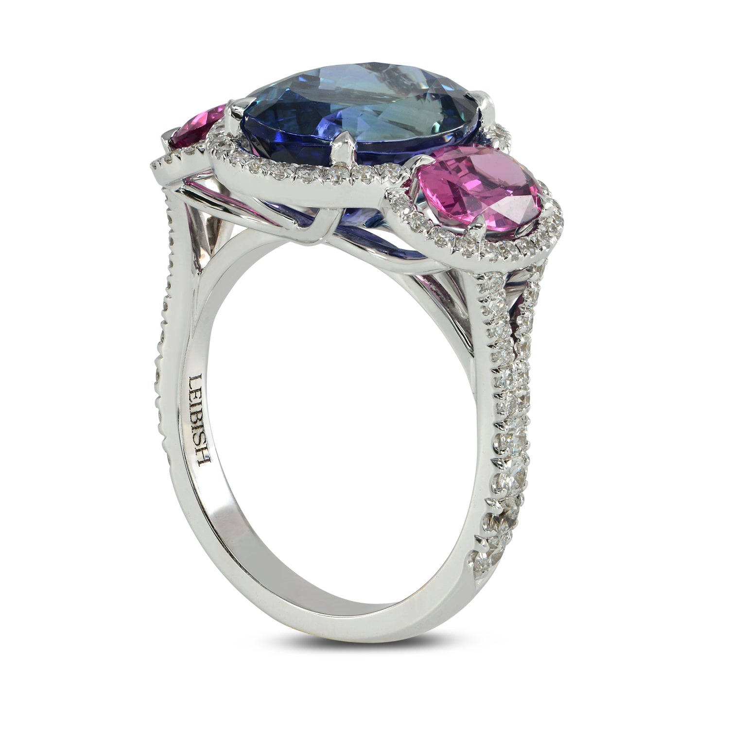 Natural Tanzanite & Spinel Diamond Ring