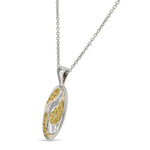 Destiny Fancy Intense Yellow Pave Pendant