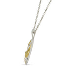 Destiny Fancy Intense Yellow Pave Pendant