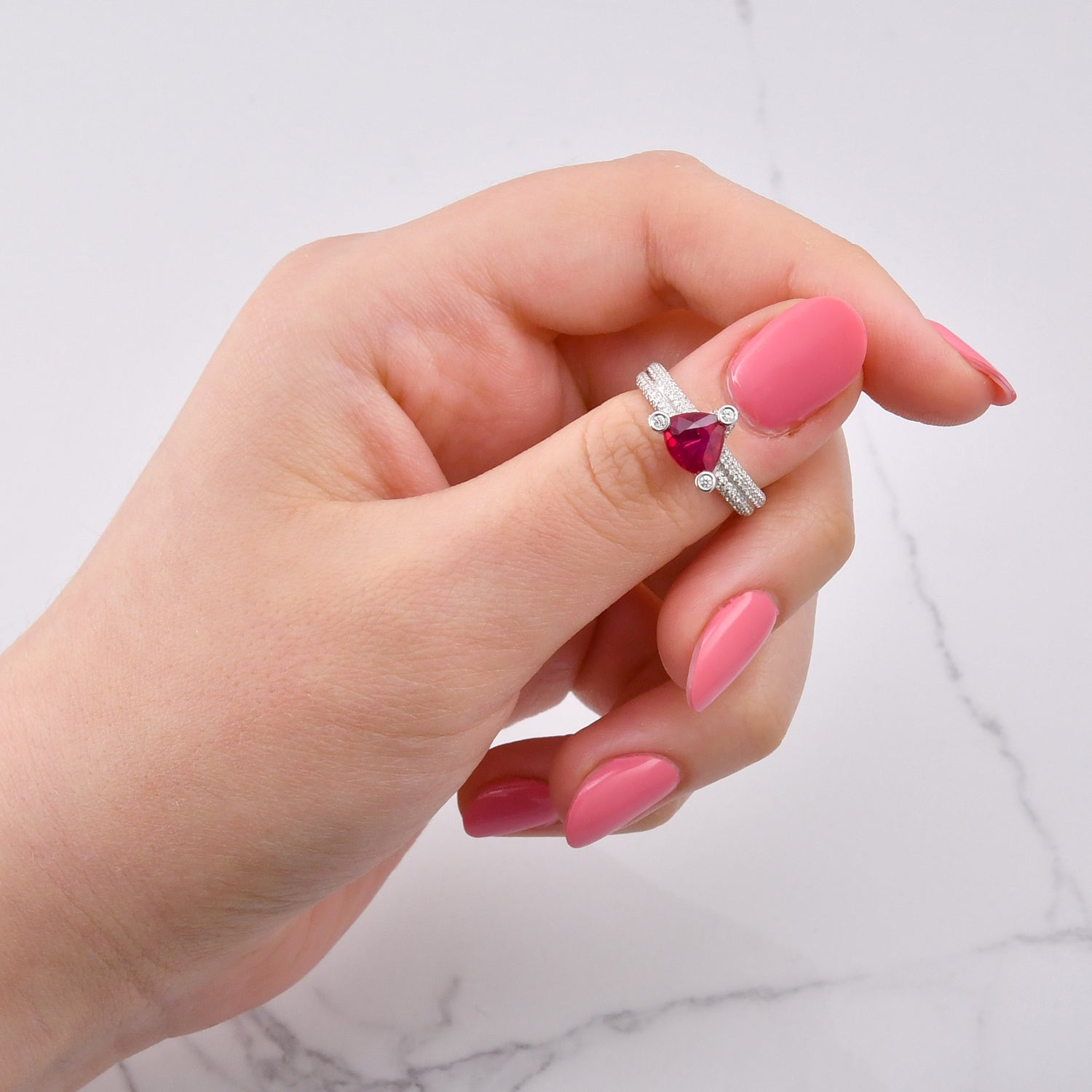 Ruby & Diamond Designer Dress Ring