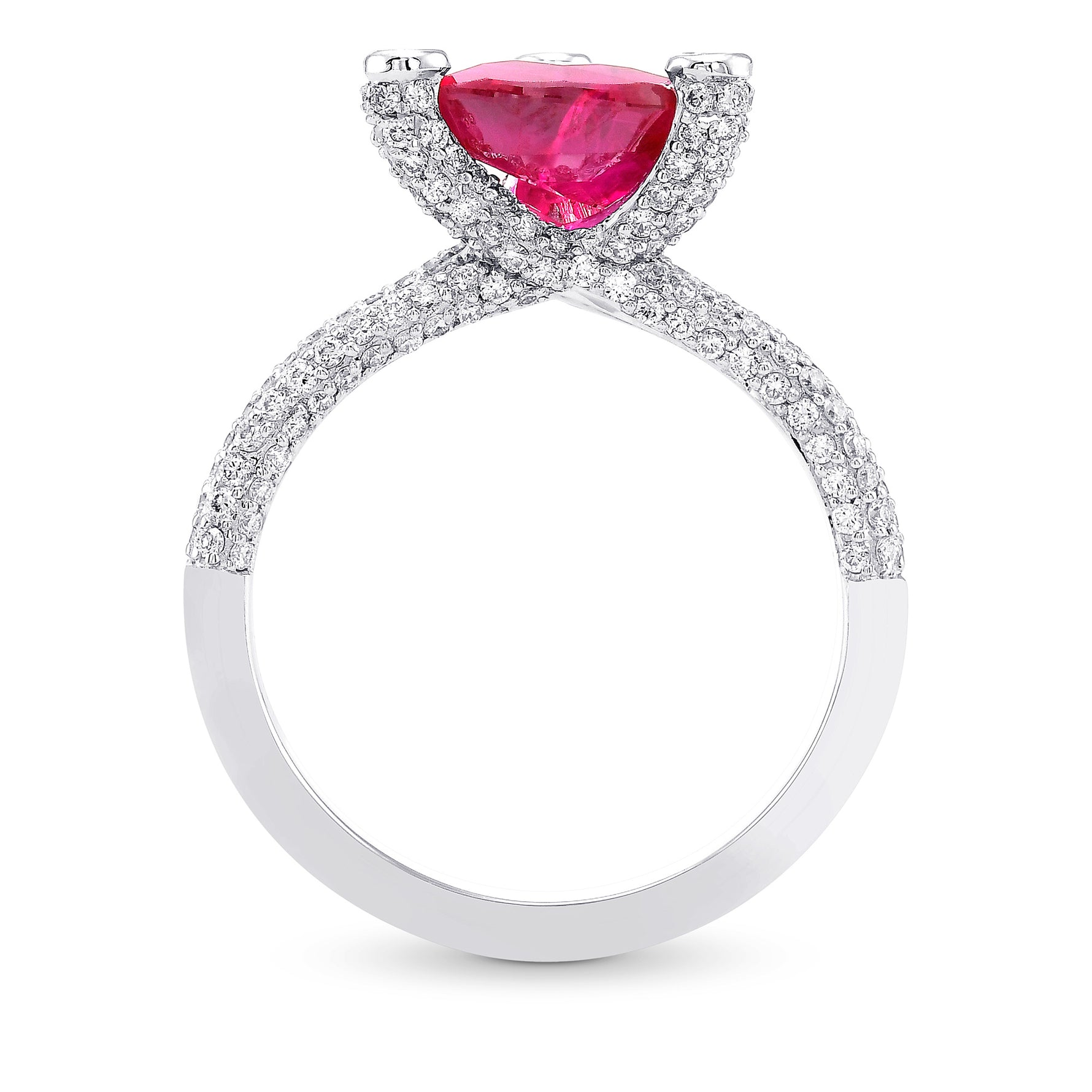 Ruby & Diamond Designer Dress Ring