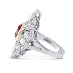 Ruby & Diamond Designer Couture Ring