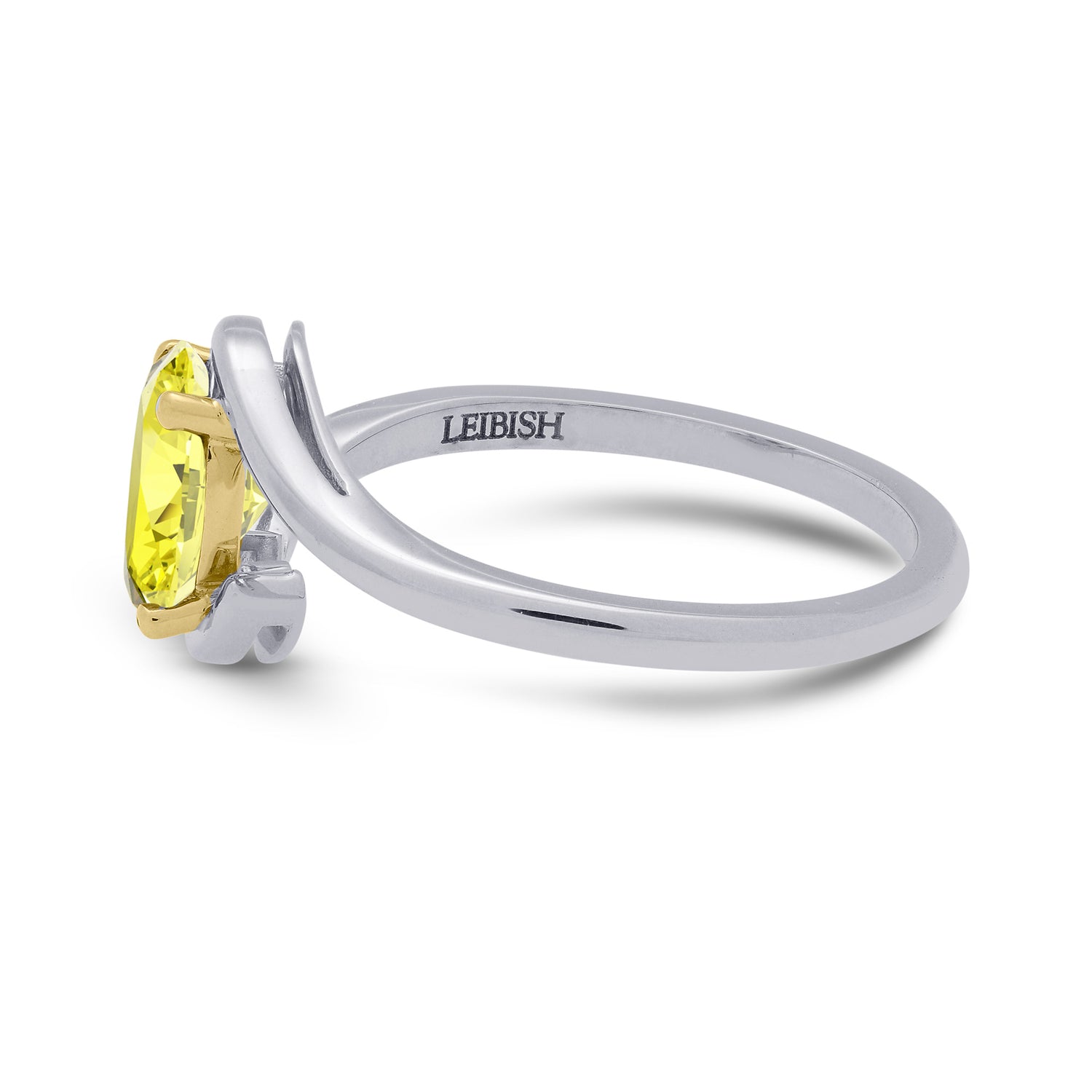 Crossover Solitaire Diamond Ring Setting - 3