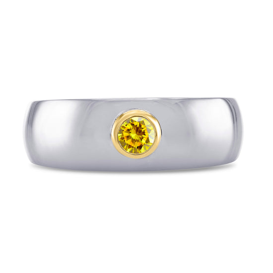 Wide Bezel Bombay Band Solitaire Diamond Ring Setting