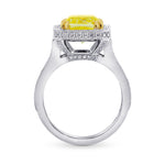 Milgrain Halo Diamond Ring with Split Shank - 2