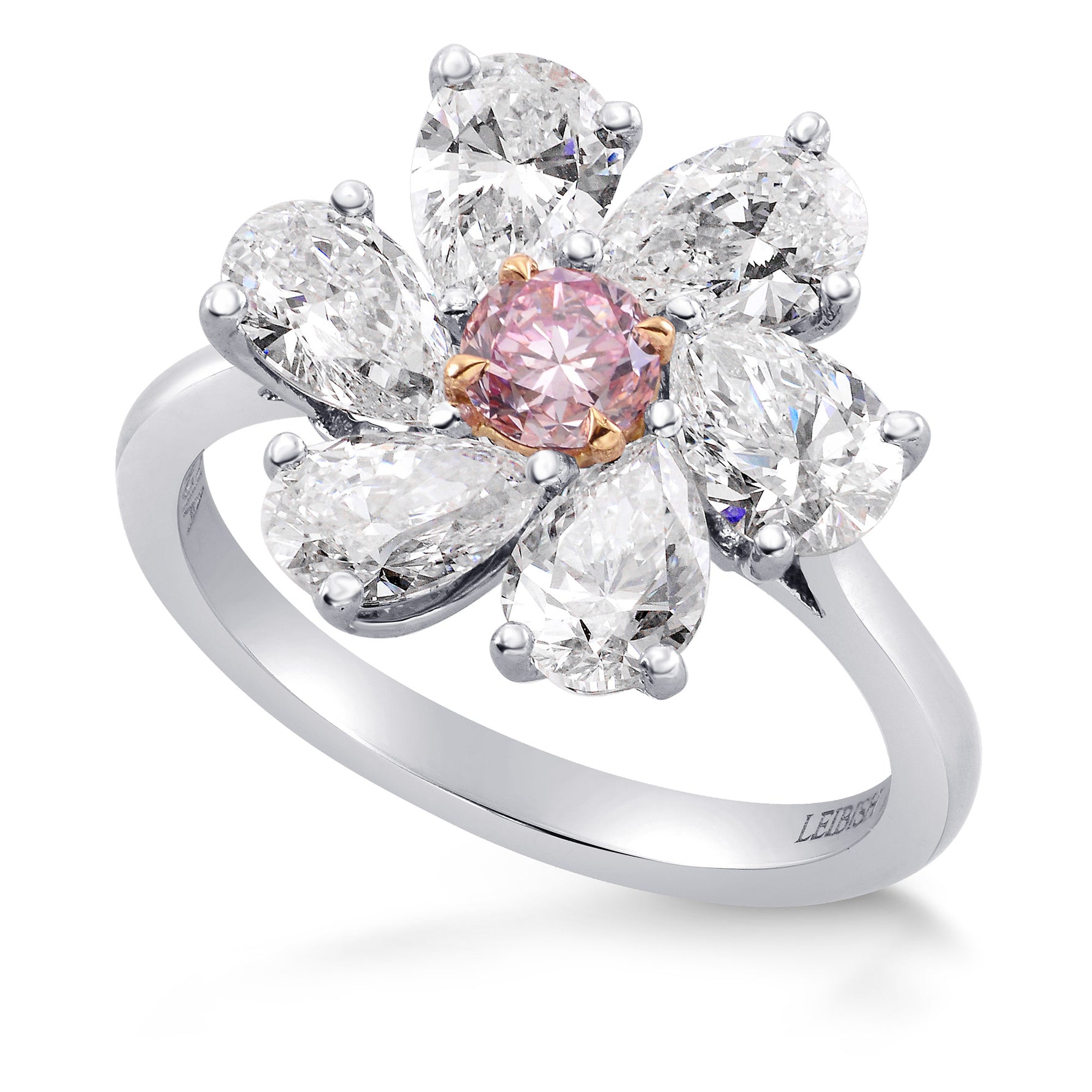 Extraordinary Pear Diamond Ring Setting - 3