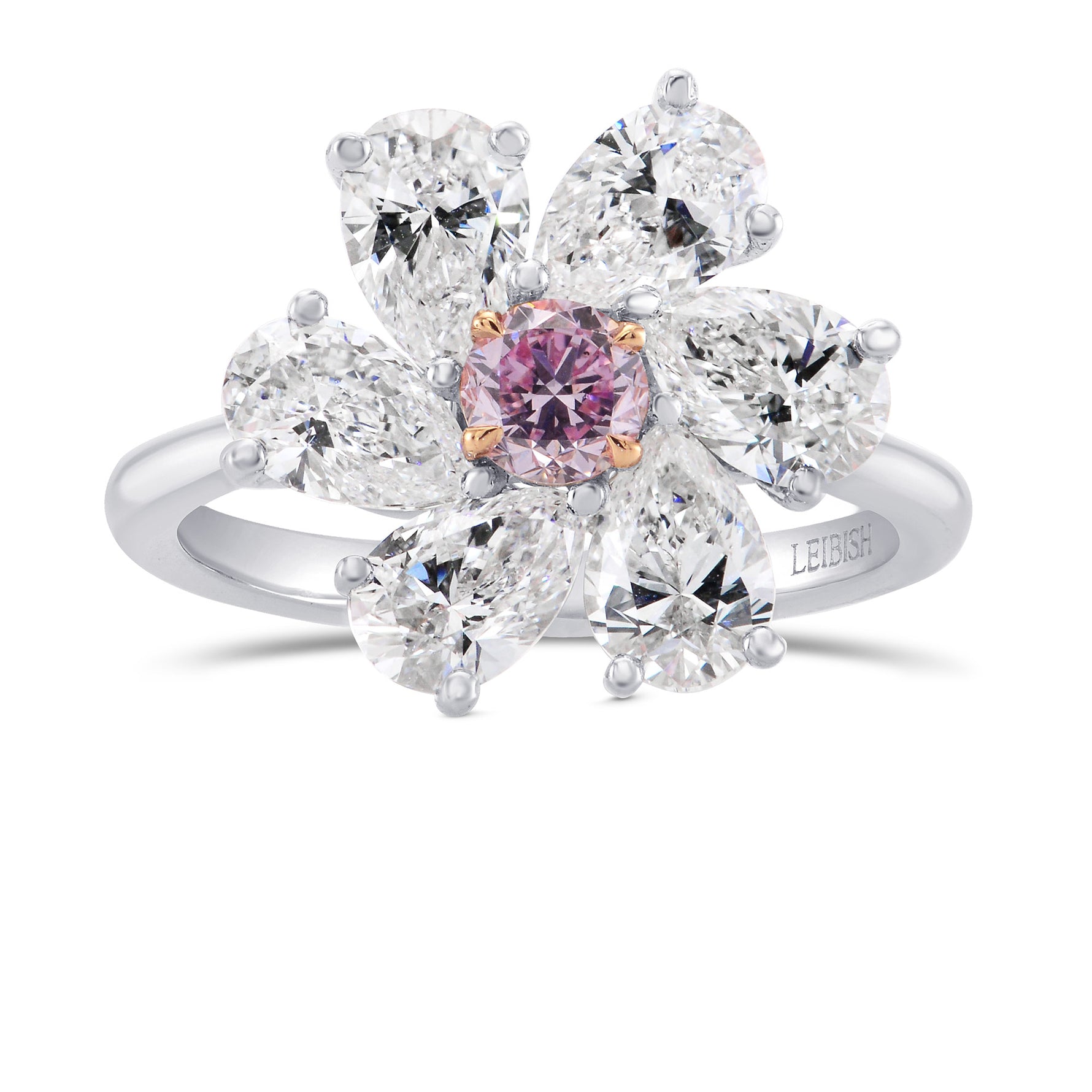 Extraordinary Pear Diamond Ring Setting