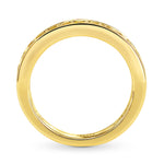 Fancy Vivid Yellow Diamond Band Ring