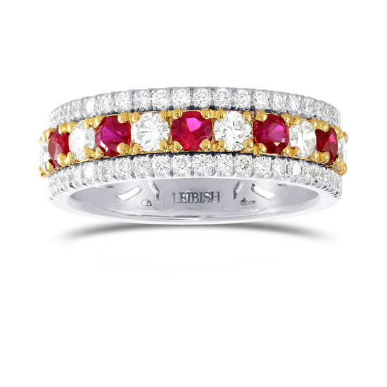 Ruby & Diamond Band ring