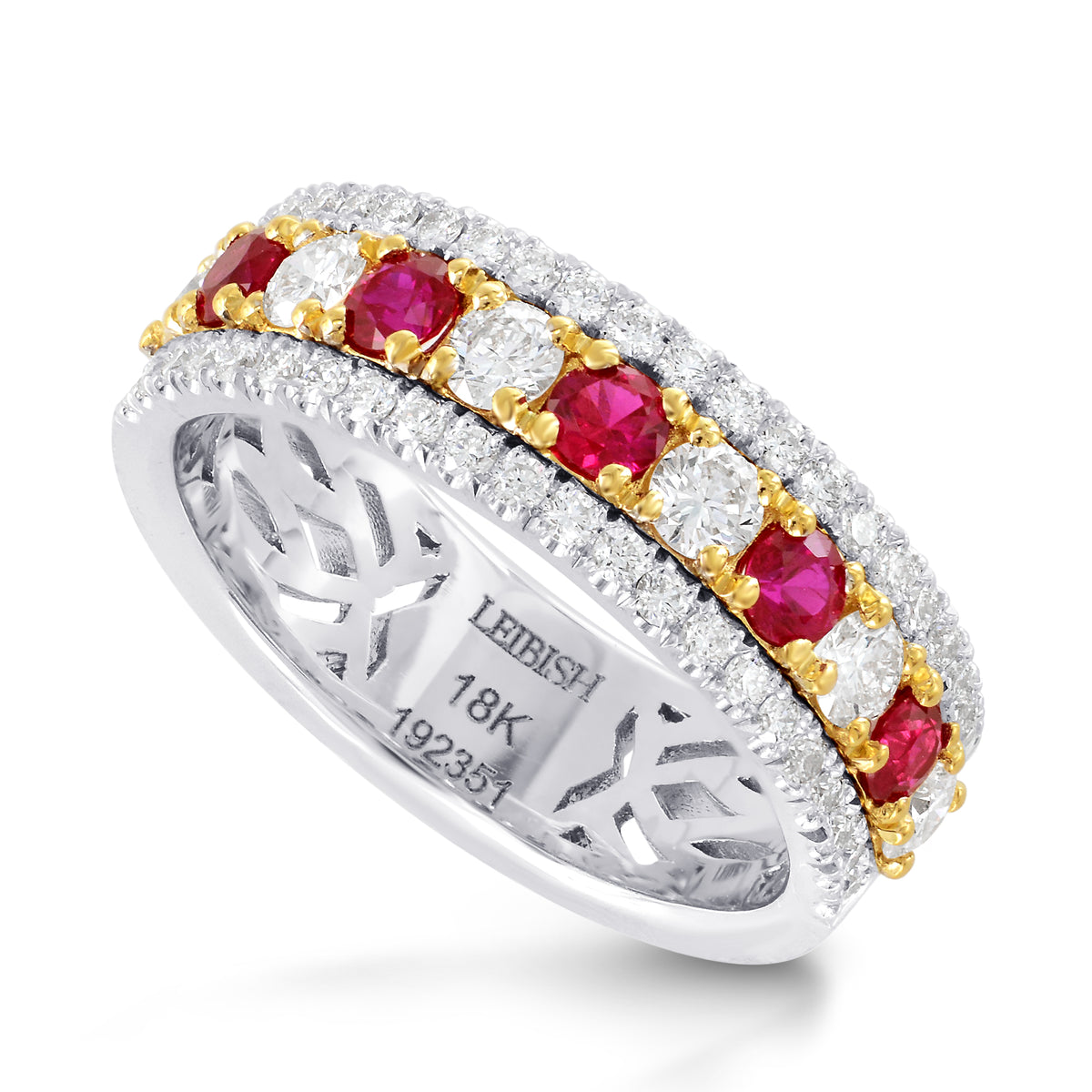 Ruby & Diamond Band ring