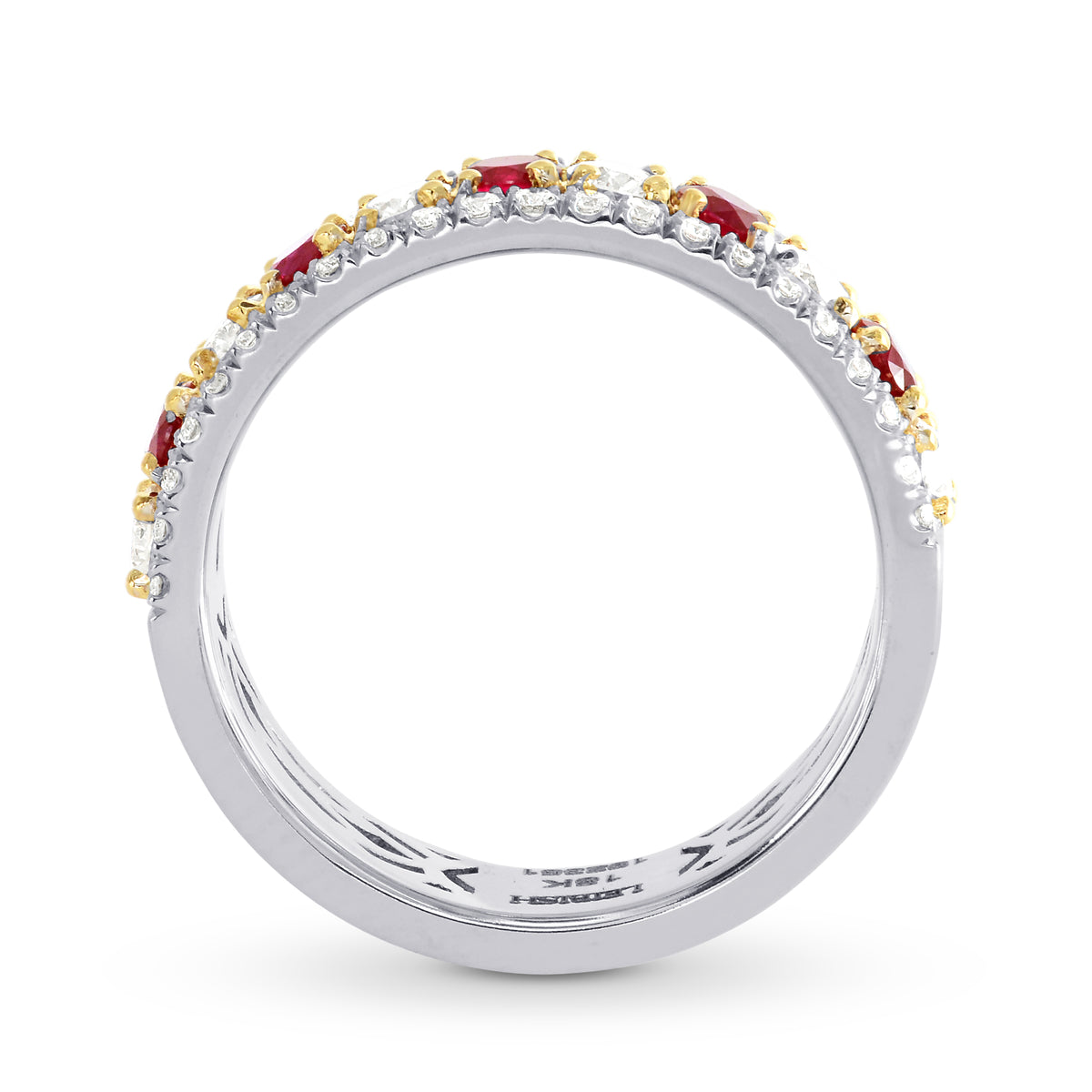 Ruby & Diamond Band ring