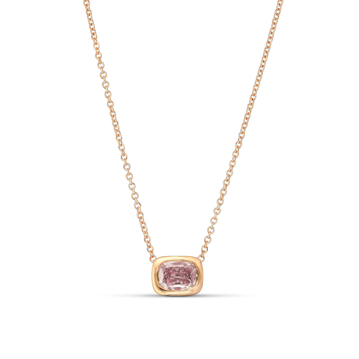 Bezel Style Solitaire Pendant Setting - 4