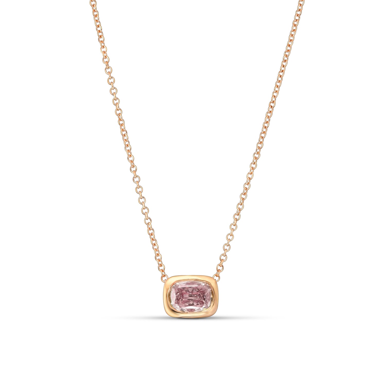 Bezel Style Solitaire Pendant Setting - 4