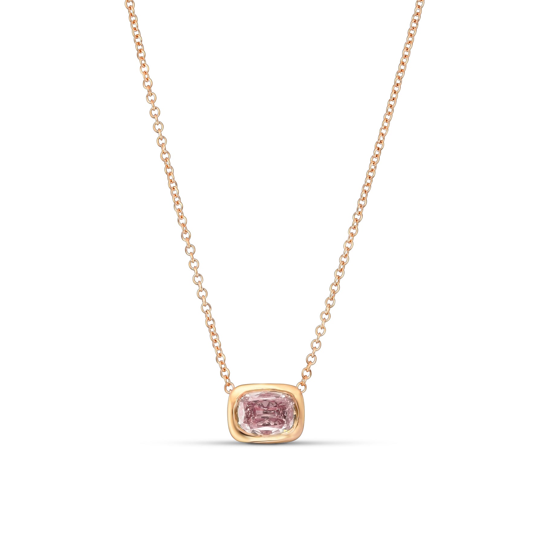 Bezel Style Solitaire Pendant Setting - 4