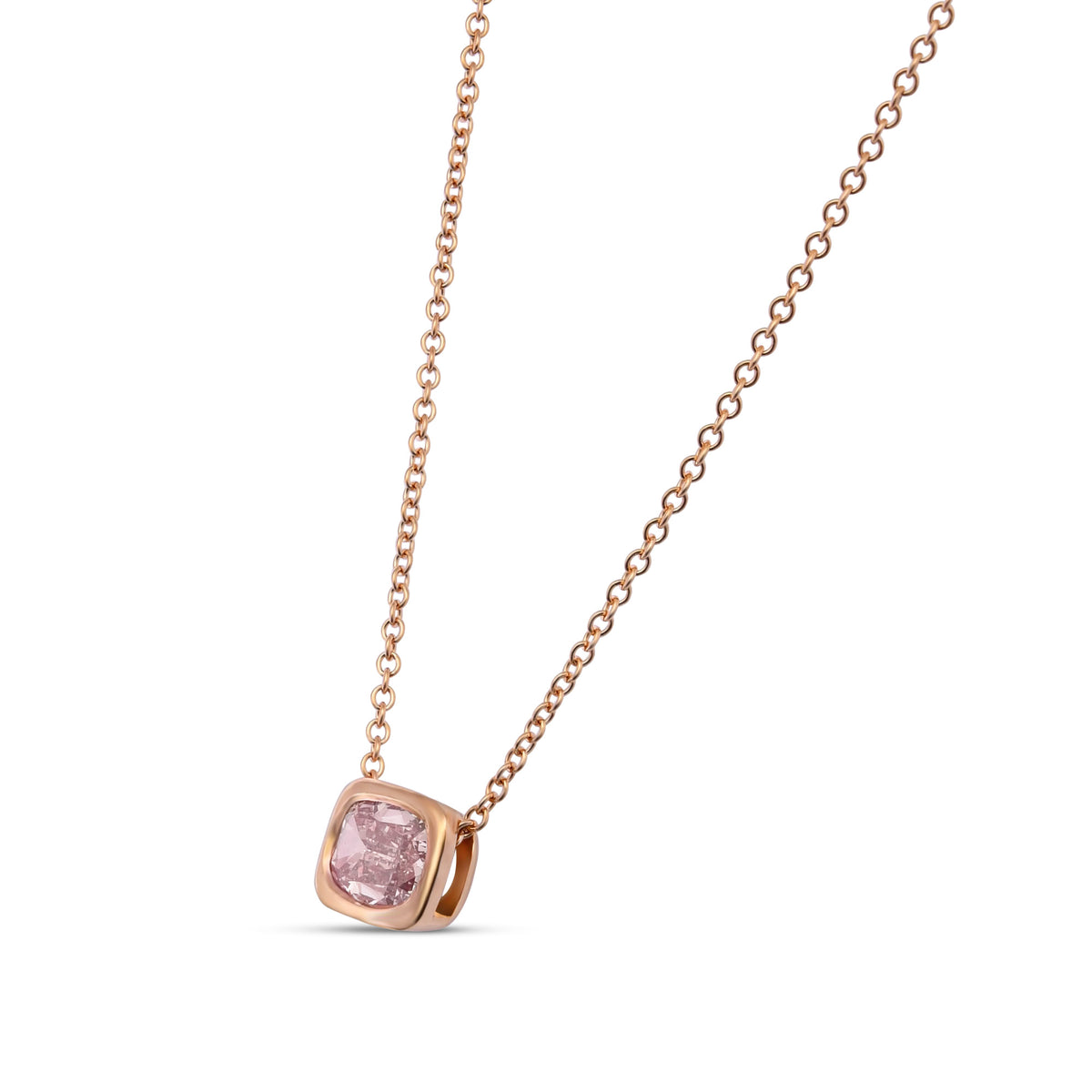 Bezel Style Solitaire Pendant Setting - 5