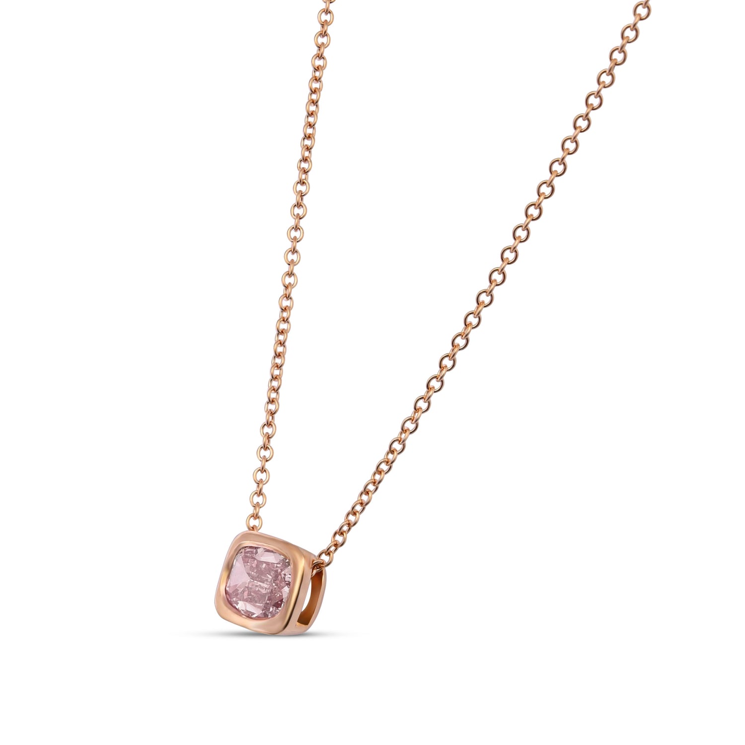 Bezel Style Solitaire Pendant Setting - 5