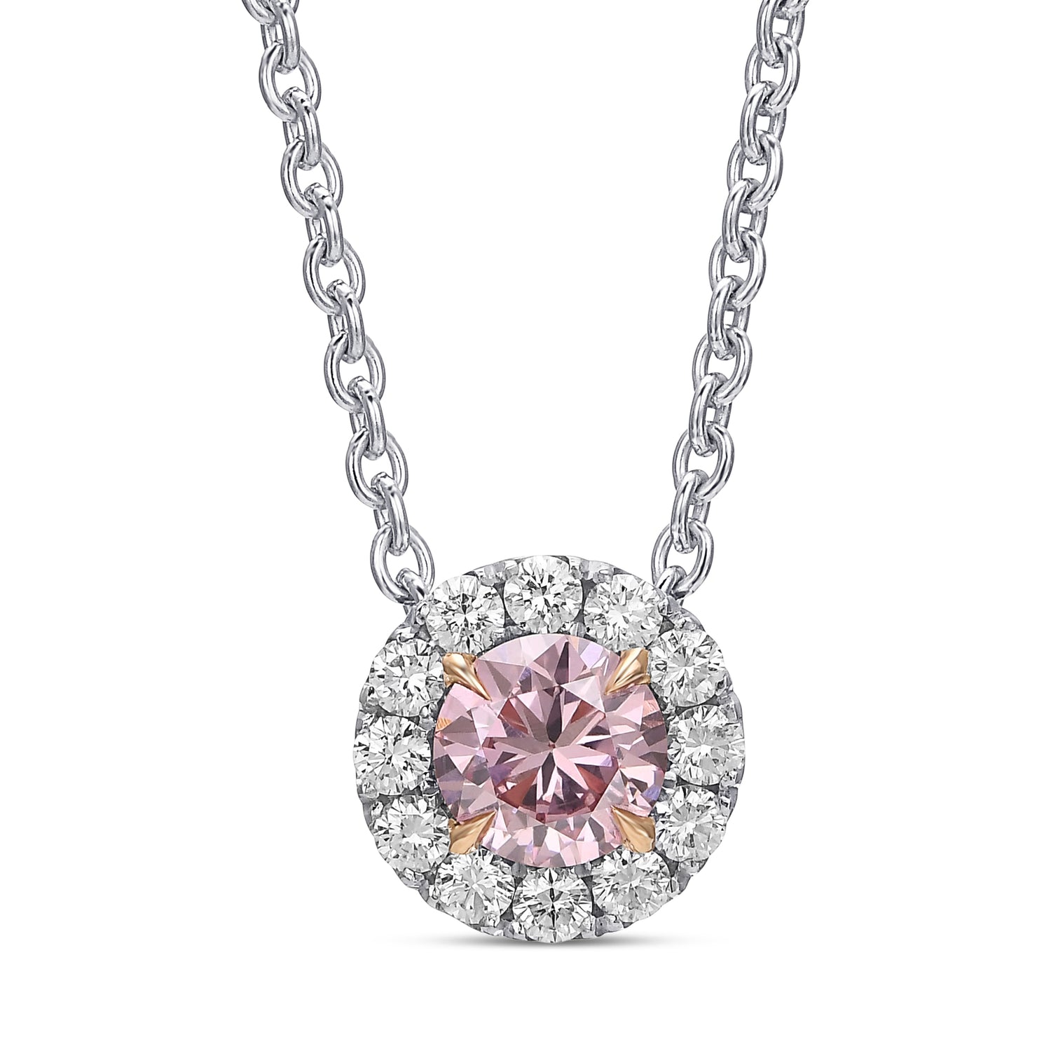 Classic Halo Diamond Pendant Setting