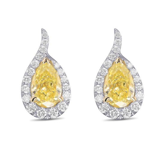 Halo Diamond Earrings Setting