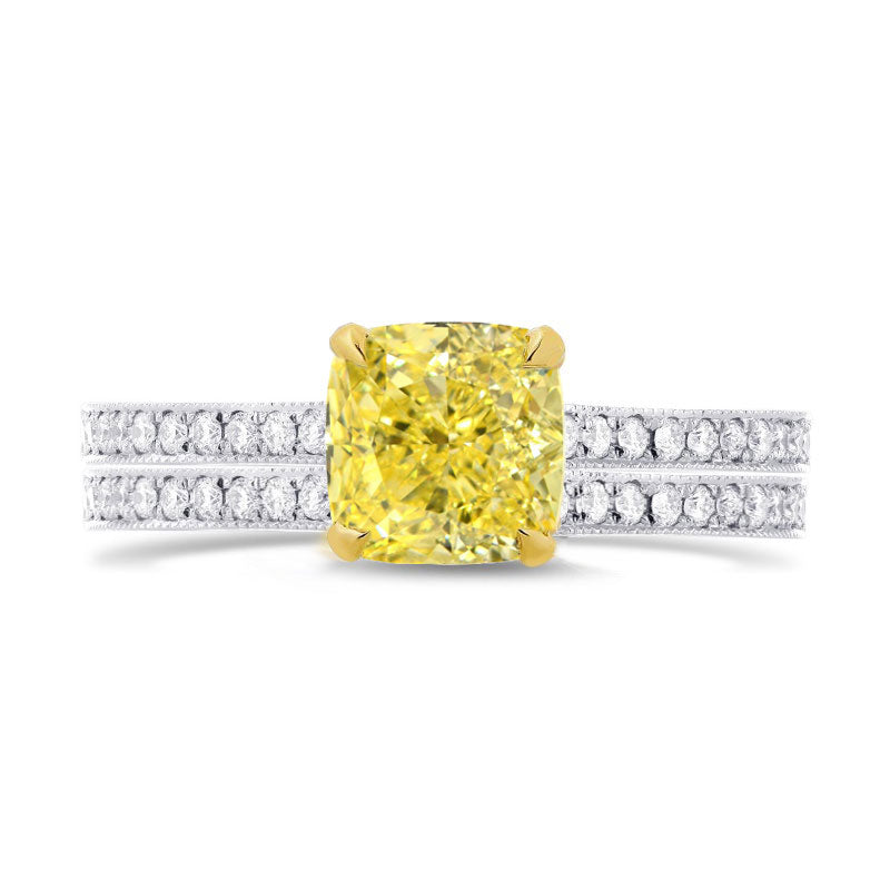Closed Pave Diamond Engagement & Wedding Ring Setting