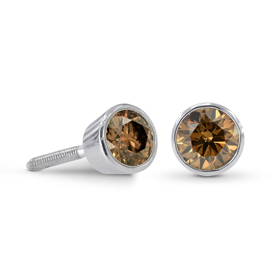 Diamond Bezel Earring Stud Settings - 4