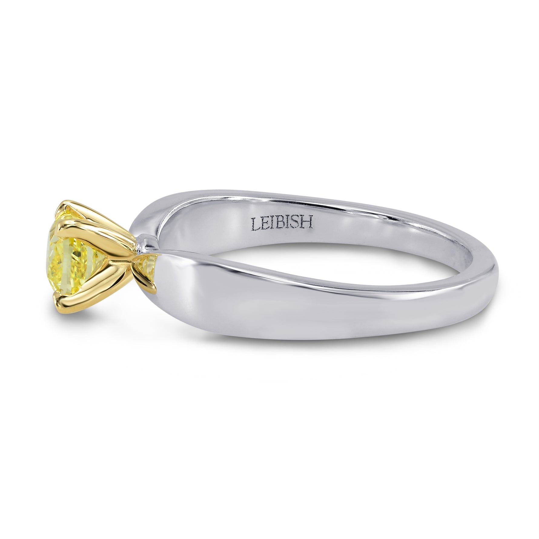 Bowed Solitaire Diamond Ring Setting - 3