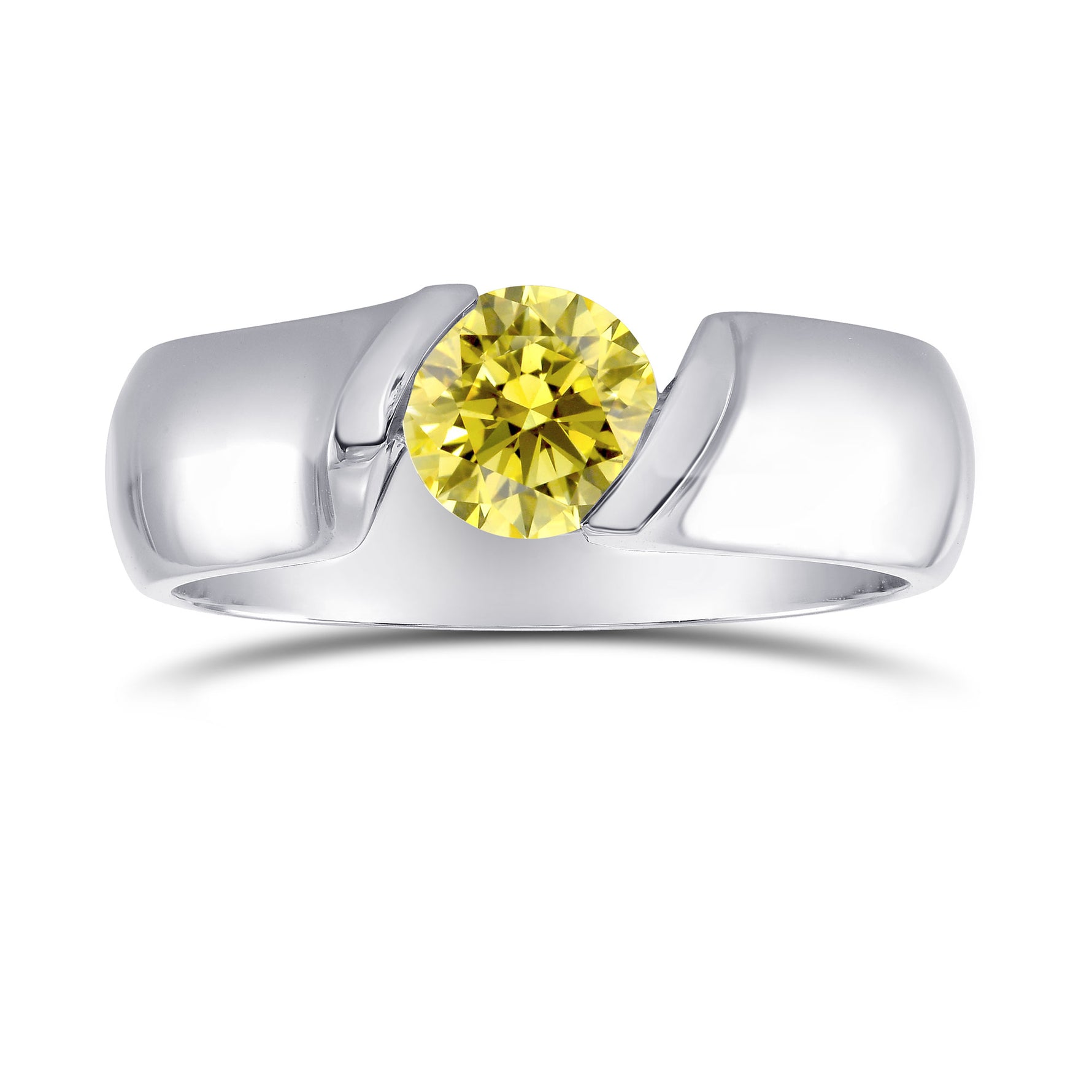 Tension Solitaire Ring