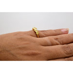Mix Shape Fancy Yellow Diamond Band Ring
