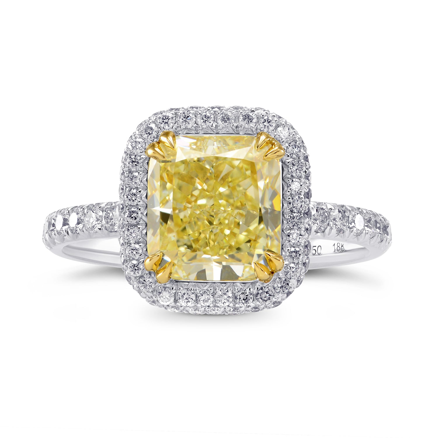 Diamond Wedding Band Ring with French Pave