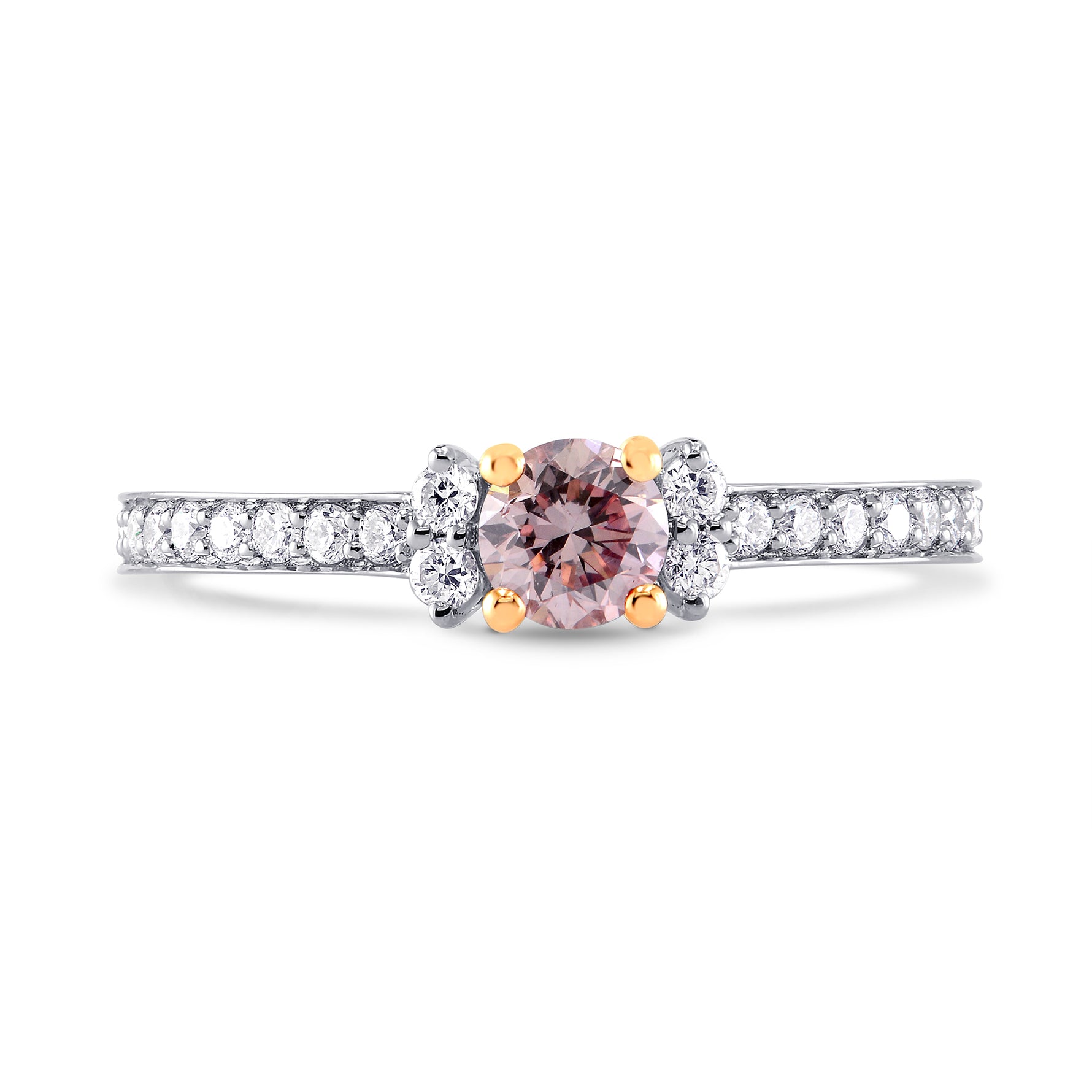 Fancy Pink Diamond Engagement Ring 
