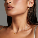 Diamond Drop Pendant Setting with 3 Round Brilliants - 5