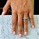 Argyle Fancy Orangy Pink & Fancy Blue Diamond Halo Ring