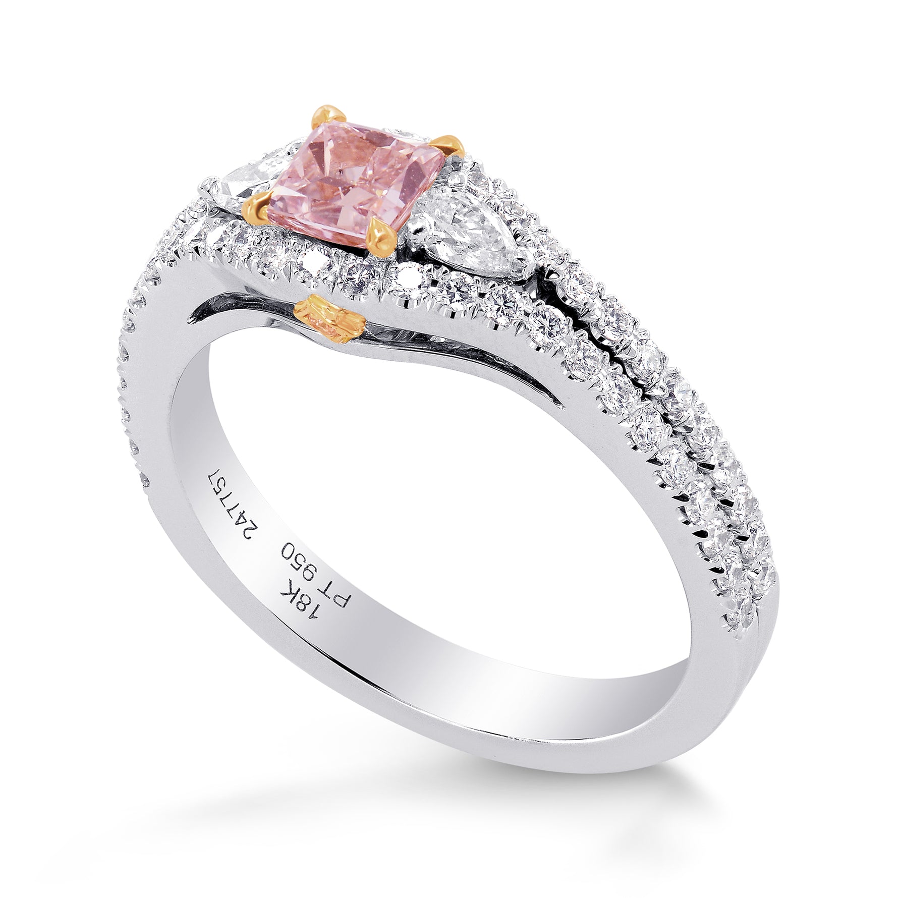 Argyle Fancy Pink Princess Diamond Ring