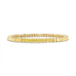 Fancy Yellow Radiant Diamond Tennis Bracelet