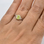 Pink Diamond Side Stone Ring Setting - 5