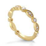 Pave Diamond Designer Band Ring