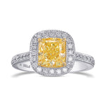 Halo Milgrain Diamond Ring Setting