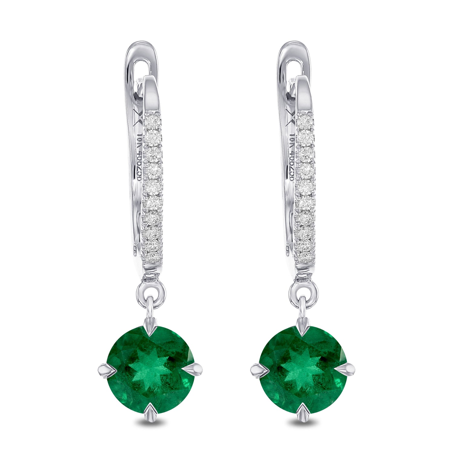 Diamond Drop Pave Earring Settings - 4