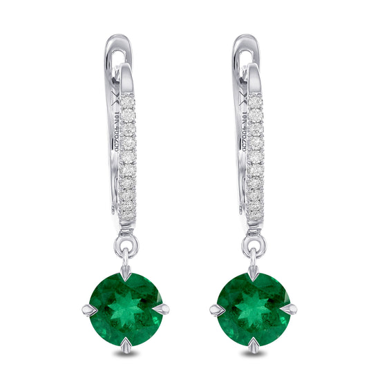 Diamond Drop Pave Earring Settings - 4