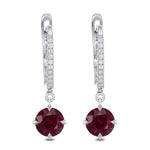 Diamond Drop Pave Earring Settings - 3