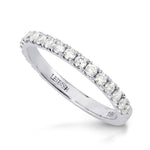 Open Pave Diamond Half Eternity Ring - 2