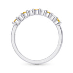 Fancy Vivid Yellow Diamond Band Ring