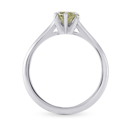 Chameleon Pear Diamond Solitaire Ring