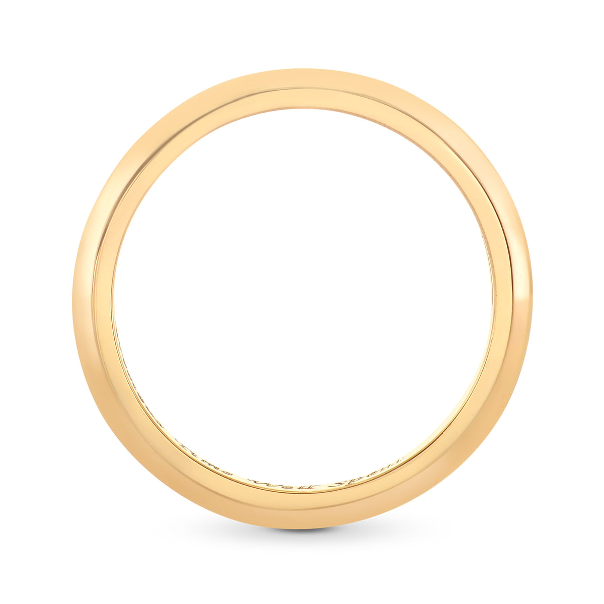 18K Rose Gold Wedding Band Ring