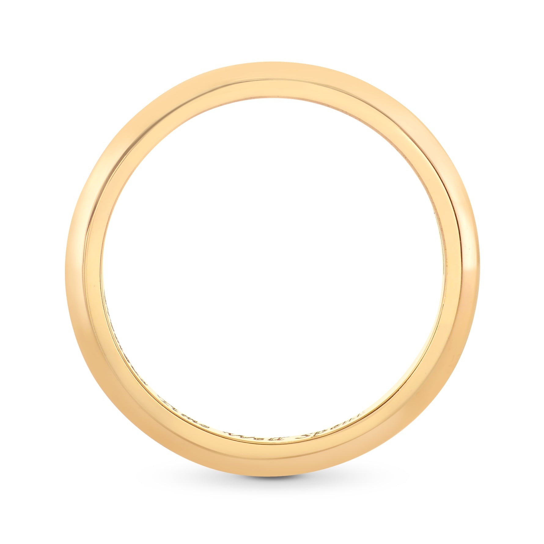 18K Rose Gold Wedding Band Ring